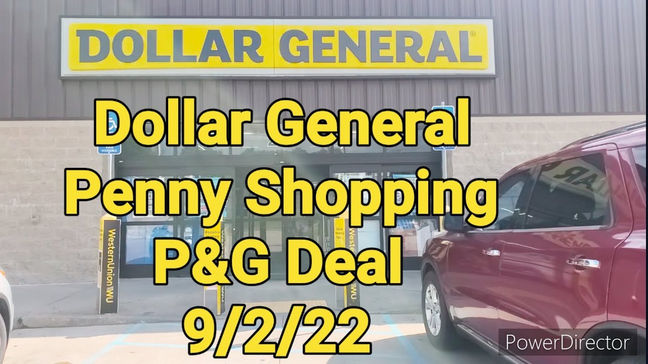 Dollar General Penny Shopping P&G Deal 9/2/22 YouTube