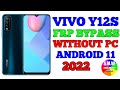 𝐕𝐈𝐕𝐎 Y12s FRP Bypass 𝐕𝐈𝐕𝐎 Y12s Google Lock Bypass | Vivo V2026 Google Lock Remove New Tricks 2022