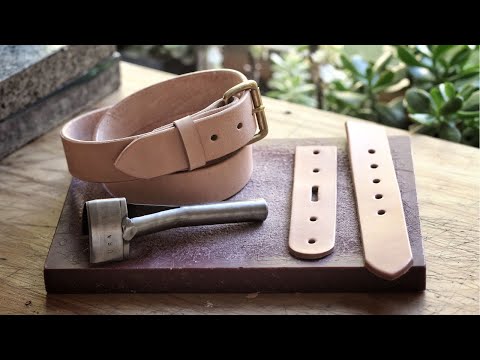 Make Yourself a Leather Belt (Easy DIY!) 