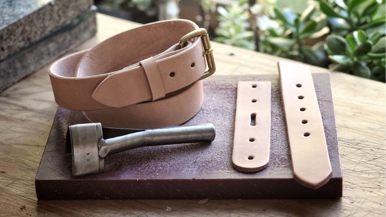 Make Yourself a Leather Belt (Easy DIY!) 