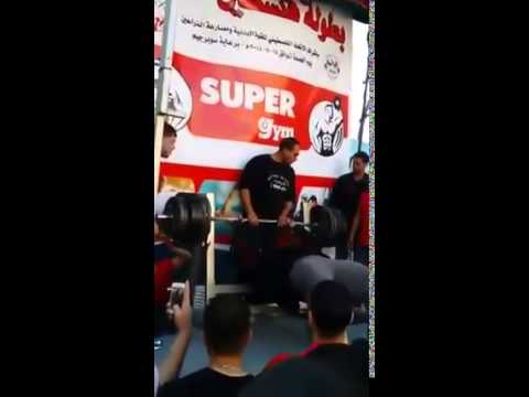 بطل الابطال لعام 2015 البطل شادي ابراهيم عوده بطل نادي IRON Gym ٢٤٠ كغم دون منازع