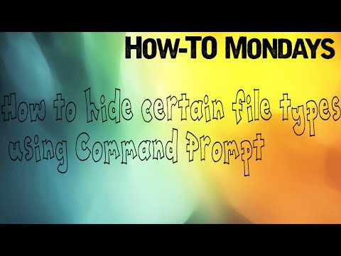 How To Hide .sfk And Other File Types Using Command Prompt