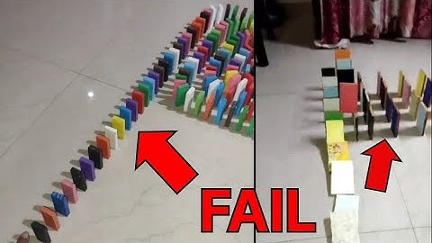 epic domino fail compilation (video 3)