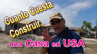 Cuanto cuesta construir una casa en Estados Unidos?