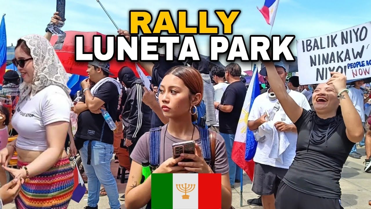 MASSIVE RALLY LUNETA PARK MANILA DUE TO MASSIVE CORRUPTION BONGBONG ...