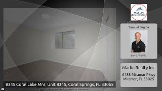 8345 Coral Lake Mnr, CORAL SPRINGS, FL 33065-4677