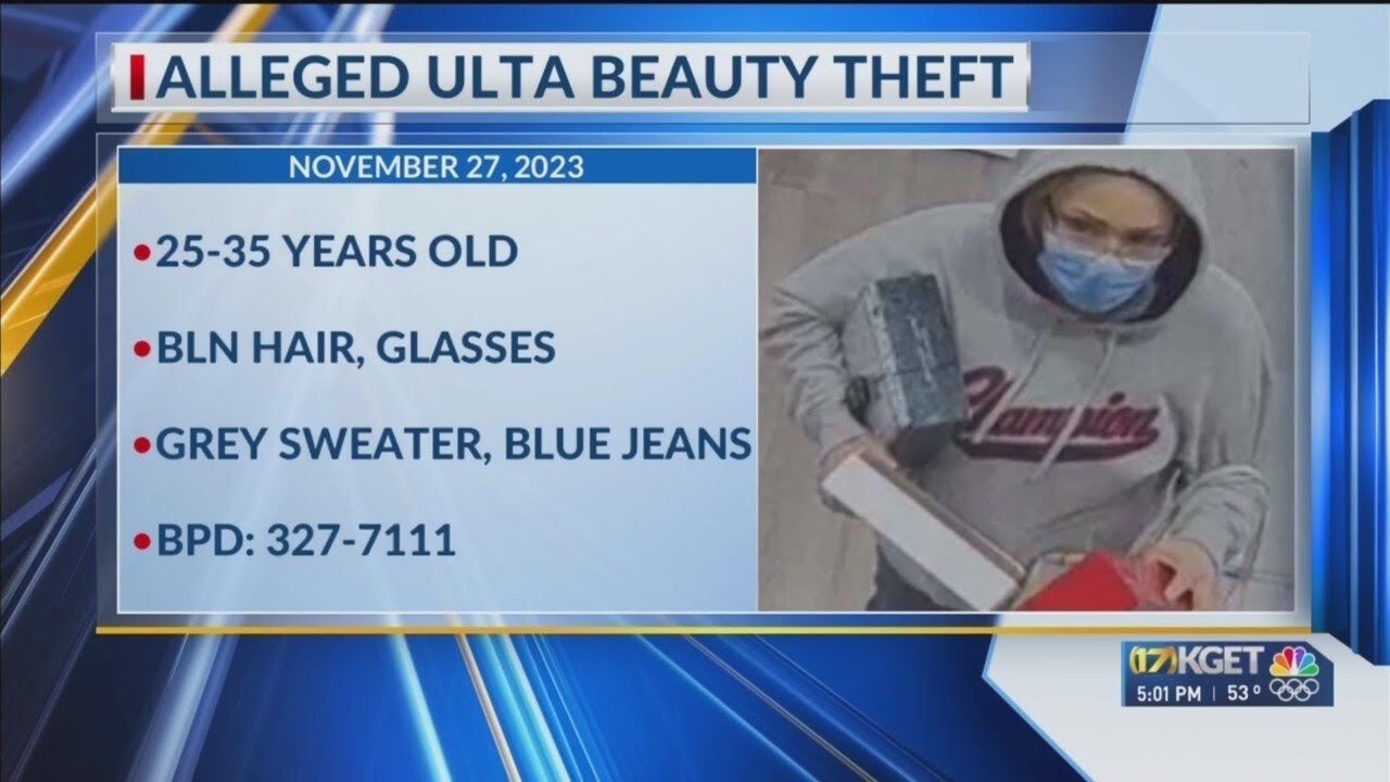 Police searching for 3 suspects in alleged Ulta Beauty theft - YouTube