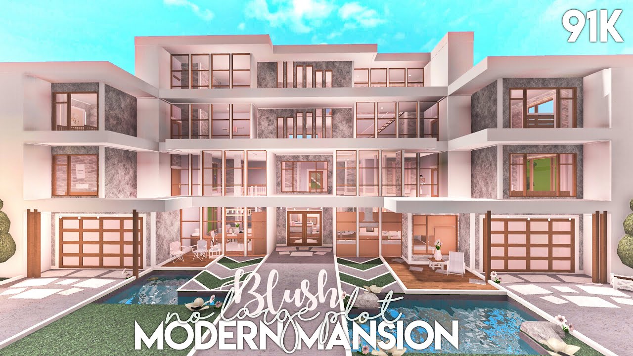 Roblox Bloxburg House Build! Very Big Mansion