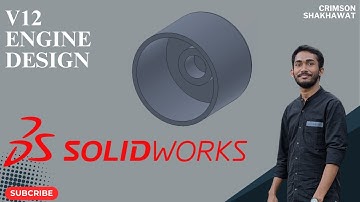 28. Engine Tappet Design Solidworks || Step by Step Tutorial by Shakhawat Khan ||