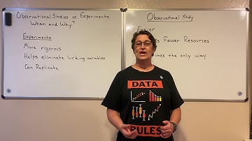 Observational Studies vs Experiments: When and Why?