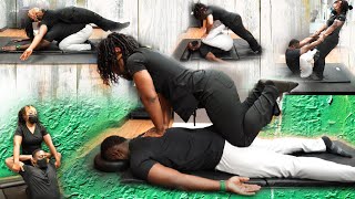 Personal Trainer Gets Thai Massage & CHIROPRACTIC Treatment