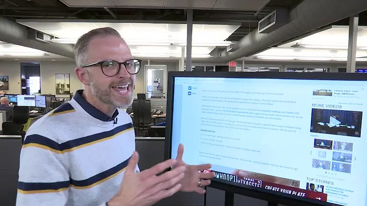 Tito's Vodka being used to make hand sanitizer