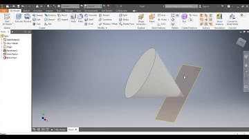 Create a cone in AutoDesk Inventor