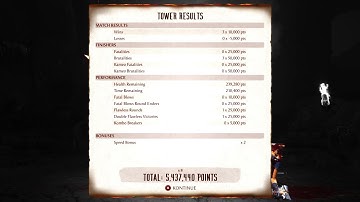 MK1 - High Score, Is That Good? 2 minute Trophy (5 million Score)