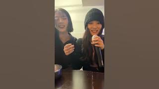 250305 imnotningning instagram live | ningning aespa ig live with karina aespa