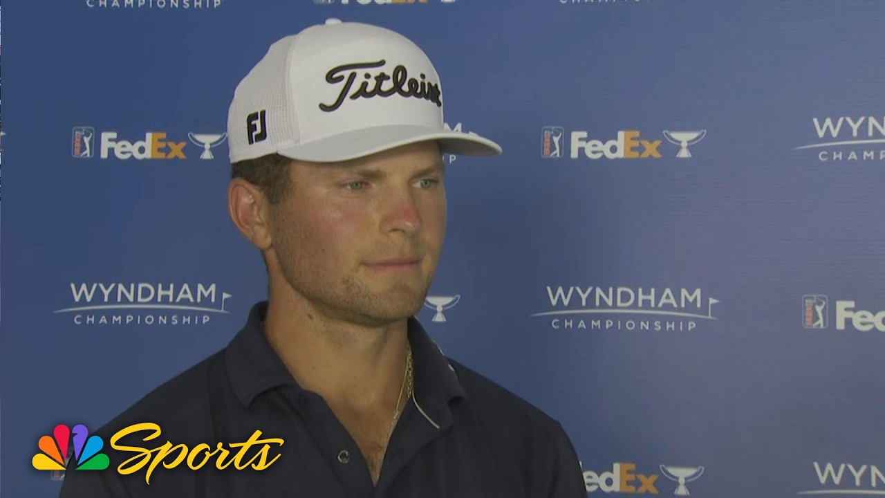 Michael Brennan staying present while tied for Wyndham Championship lead | Golf on NBC Sports