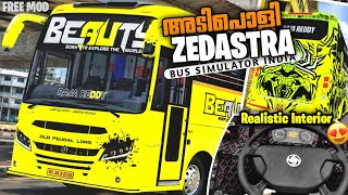 New ZEDASTRA BS6 BUS MOD For Bus Simulator Indonesia | Free Mod | New Bus Mod | #bussidmods​ screenshot 5