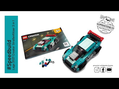 LEGO Creator 31127 Street Racer 3-in-1 Speed Build Review - YouTube