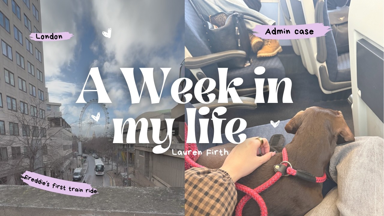 Weekly Vlog | Taking my dog to London... was stressful 🐶