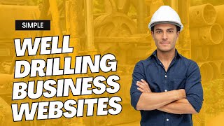 How To Make A Well Drilling Business Website - SIMPLE & Professional! screenshot 1