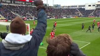 2016 Home Opener: Andre Blake's Spectacular Save vs Revs (3/20/16)