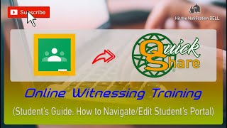 Student's Guide: Editing & Navigating the Student's Portal (Actual Editing of Google Slides). screenshot 5