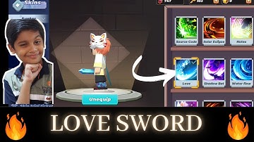 Playing With Love Sword In BlockmanGo