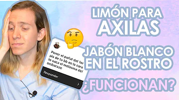 ¿Funciona ponerse limón en las axilas?