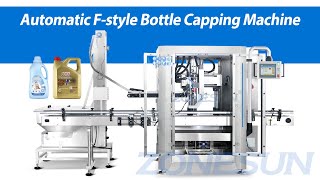 Famous Servo Automatic Liquid Detergent Cans Tracking Capping Machine - With Dust Cover Wealth