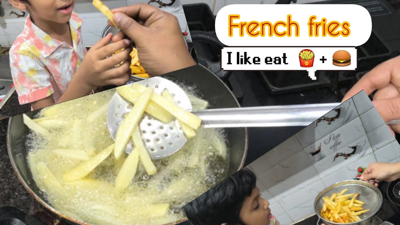 Summer special evening snacks 😋 french fries 🍟 🍟 