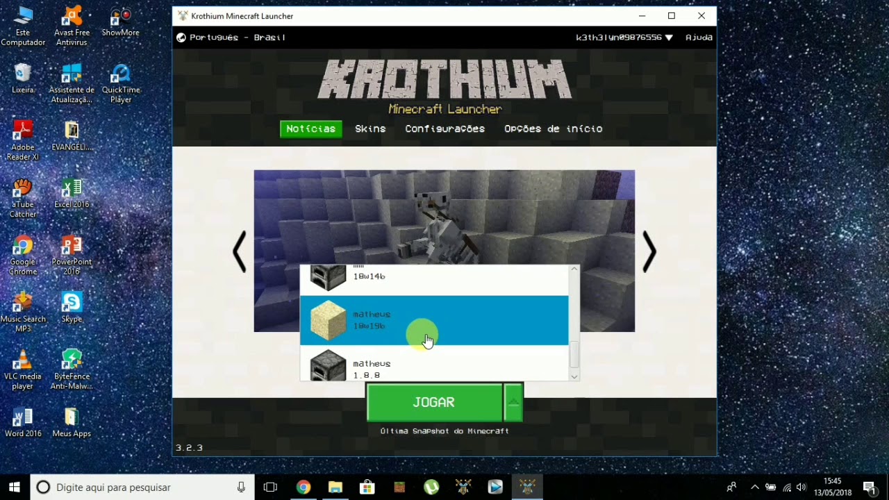 Como Baixar O Minecraft Java Edition Pirata (Krothium ...