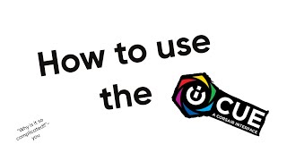 How to use the ICUE software.