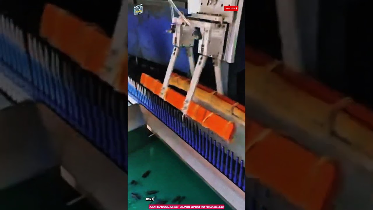 Plastic Cap Sorting Machine – Organizes 500 Units with Robotic Precision