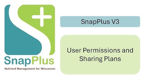 User Permissions and Sharing Plans