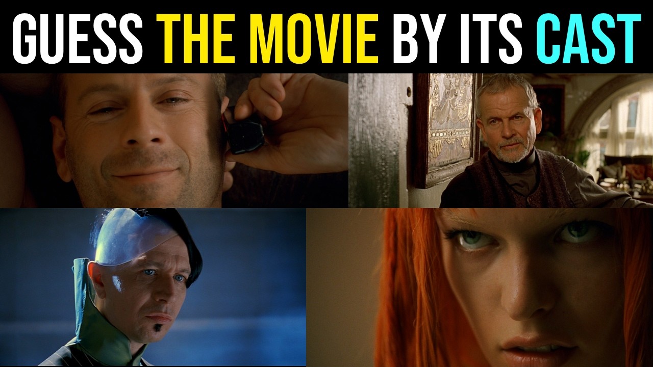 I Give You 4 Actors - You Name the Movie! | Hard Film Quiz