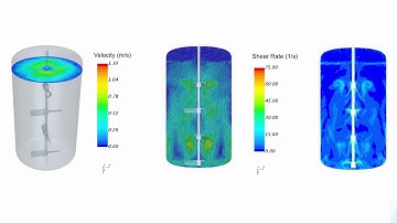 CFD Simulation of bioreactor for scale-up