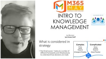 Intro to Knowledge Management | Lyn Murnane - #M365May