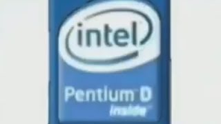 Intel Pentium D Animation With Core 2 Duo (2005-2007) Old Intel Jingle (1997-2005)