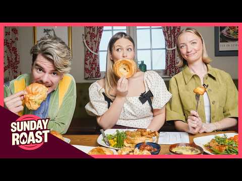 Hayley Morris & Chris Hall debate BREAKUPS over a ROAST ft Poppy Cooks | Comic Relief | Sunday Roast