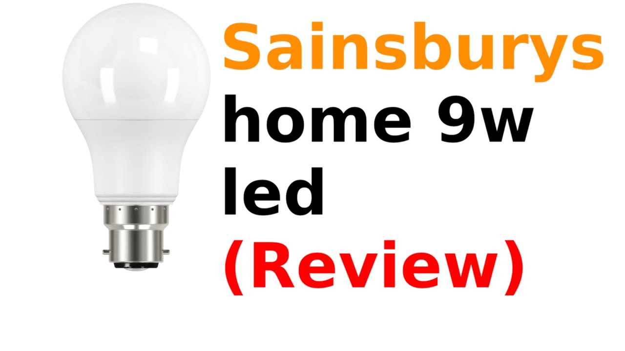 Sainsburys home 9w led (Review) YouTube