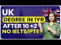 UK🇬🇧 AFTER 10+2 DEGREE IN 1 YEAR WITHOUT IELTS / PTE | STUDY VISA UPDATES 2026 | UK | THE VISA OFFIC