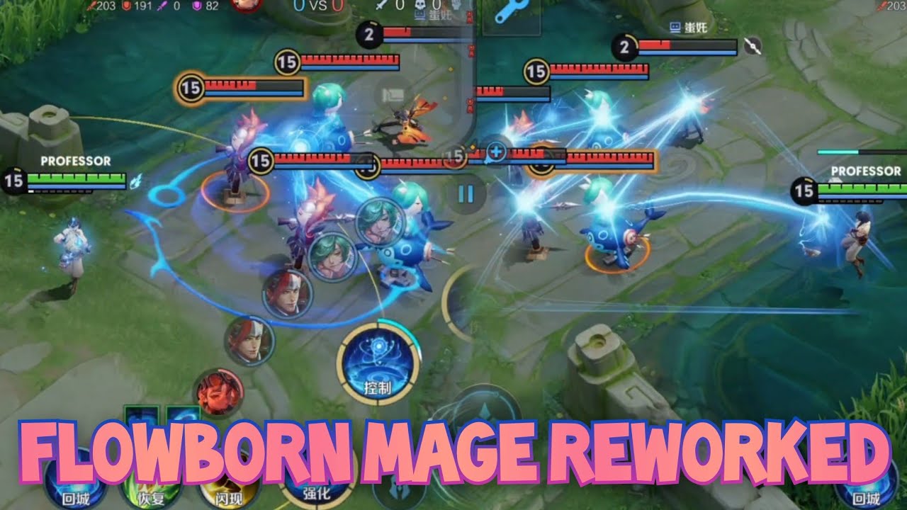 Flowborn Mage Rov CN TEST | FLOWBORN MAGE REWORKED | HONOR OF KINGS - YouTube