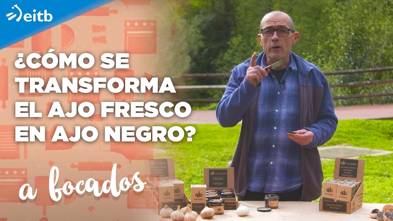 ¿Cómo se transforma el ajo fresco en ajo negro?