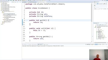 Java Telefon Rehberi - Derby CRUD islemleri - 4 - Veri tabanı bağlantısı
