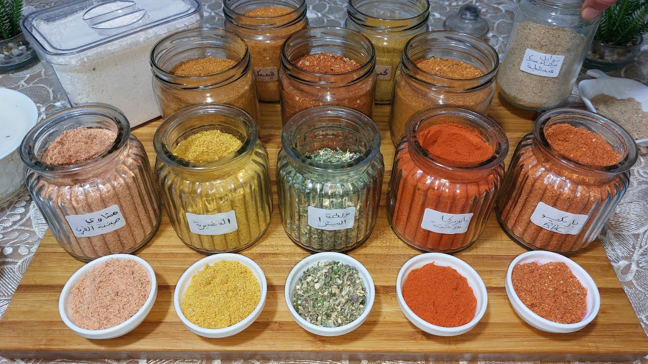  توابل وبهارات فاخرة غتبدّل طبخك كامل‼️ + بودرة بيشاميل سريعة ومنسّمة ألذ من الجاهزة🔥