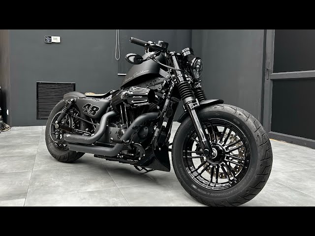 Sportster Forty Eight „The Beast” with V&H exhaust class=