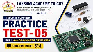 TNPSC AE  Practice Test 05 EEE-ECE  Code :514  -MCQ #electronics# engineering #electrical #freetest