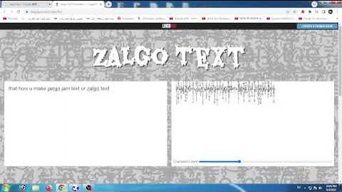 how to have a glitched text