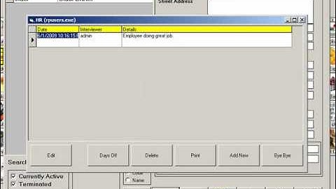 User setup and maintenence (Visual Retail Plus)