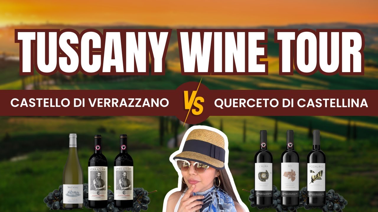 Tuscany Half Day Wine Tour: Castello Di Verrazzano & Querceto Di Castellina | ITALY | Bianca Valerio